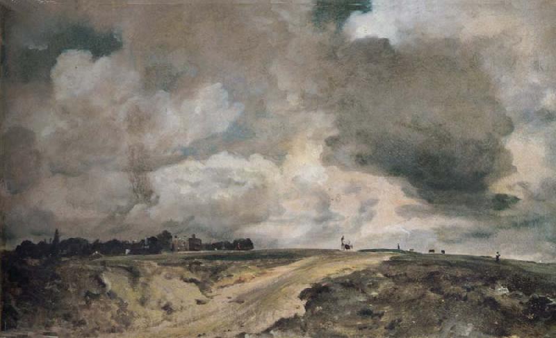 John Constable Road to the The Spaniards,Hampstead 2(9)July 1822 Norge oil painting art